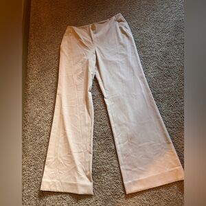NYDJ Cream Wide-Leg Pants